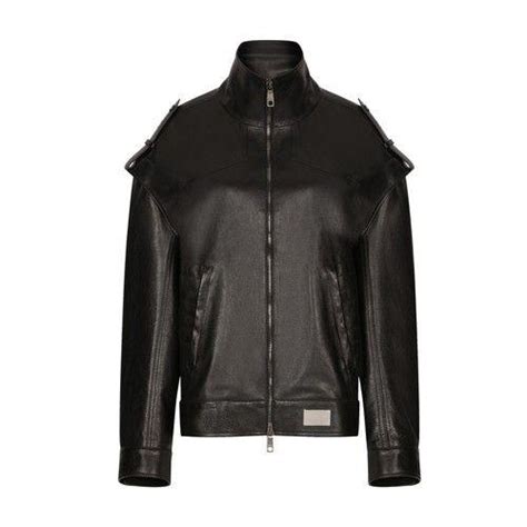 dolce gabbana bull|Oversize bullskin jacket in Black for Women .